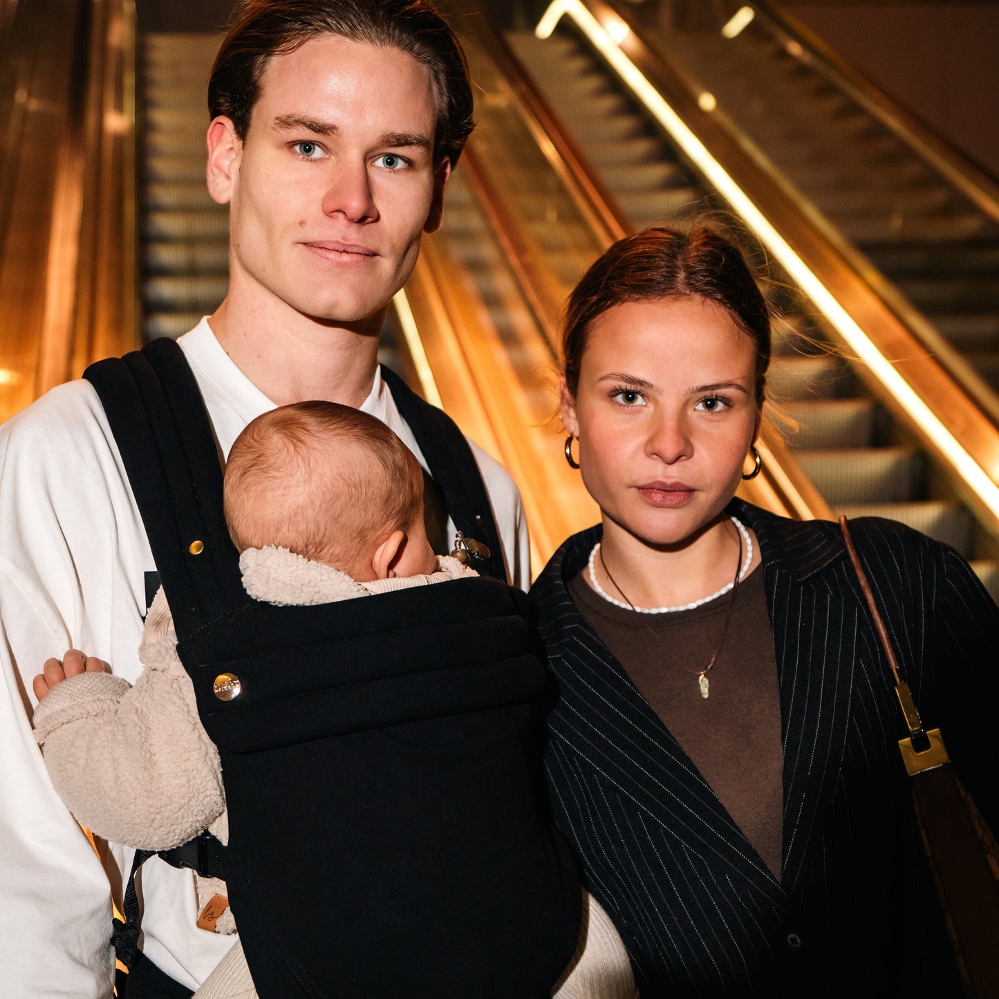 Babybæresele - Økologisk Sort