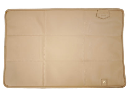 Pusletaske - Beige læder